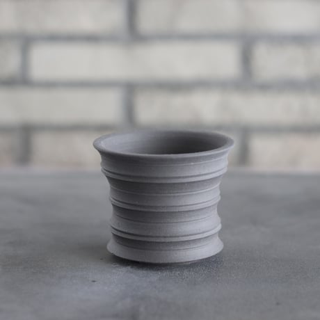 takero pot / ヤキシメ クロ (3号)   no.208-72