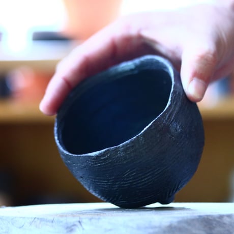 joint pot   安西桂   ×   安西岳郎   親子鉢〝土の子″ M   no.1018-39