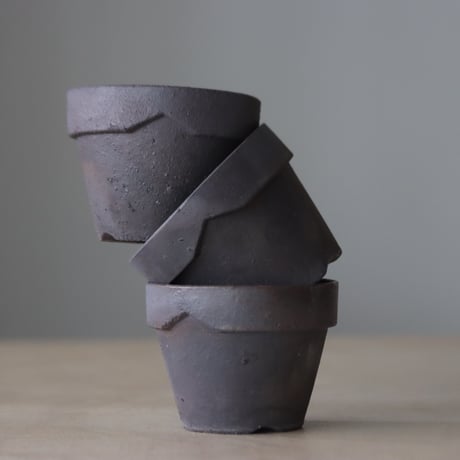 YAMABACHI ver. takero pot / スミ / 3pieces  no.105-4