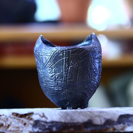 joint pot   安西桂   ×   安西岳郎   親子鉢〝土の子″  S  no.82358