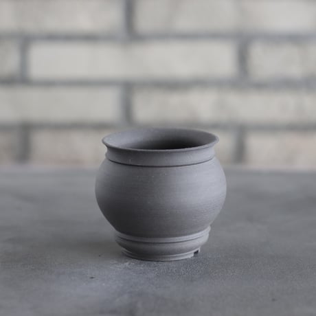 takero pot / ヤキシメ クロ (2.5号)   no.208-78