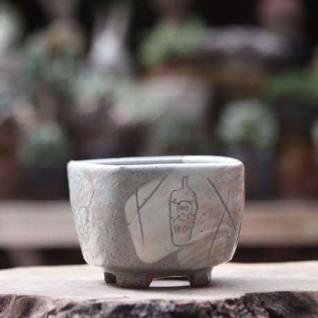 Andrew  Gemrich〝calavera″／humanity pot  no100243