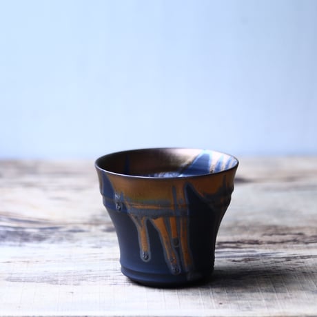 Yuta  Uchida 〝gold  glaze″   /   humanity pot       no.80221