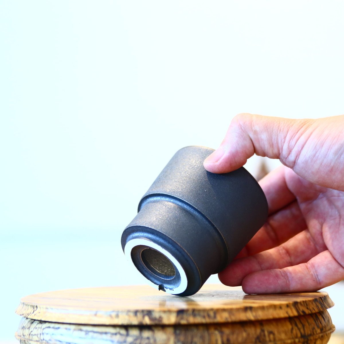 たけろうポット / テツ/ マメ no.716-4 | 芽の巣山