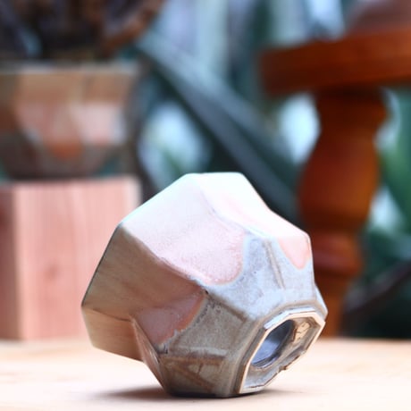 P&A ceramic ware / polygon pot 　no.612-P02