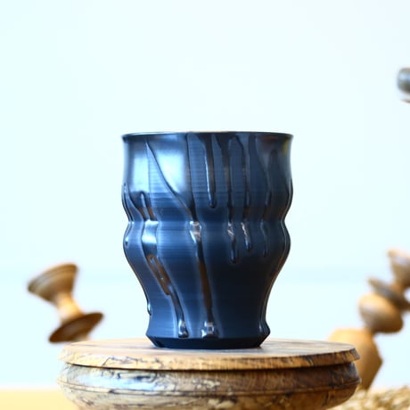 Yuta Uchida〝black glaze″ / humanity pot    no514-U22