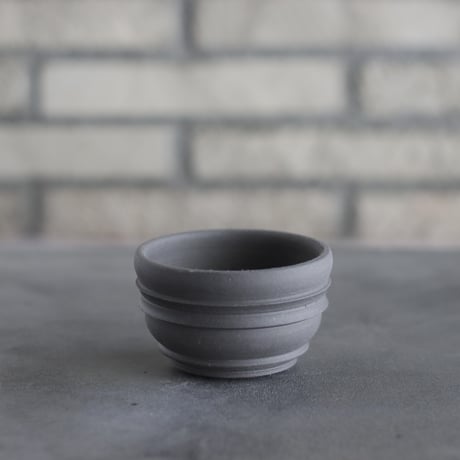 takero pot / ヤキシメ クロ (3号)   no.208-95