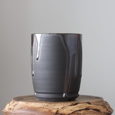 Yuta Uchida / black glaze / humanity pot     no.512-67