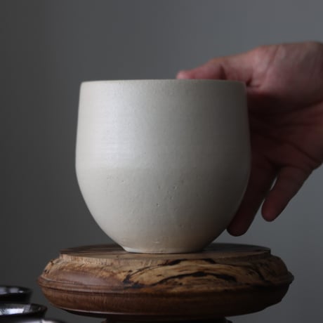 Atsushi Funakushi / white flake / humanity pot     no.512-47