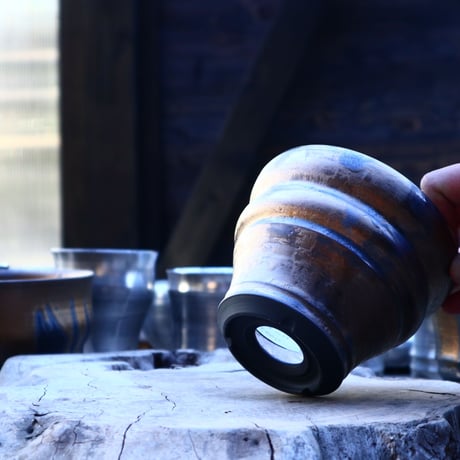 Yuta  Uchida 〝gold  rust″    /   humanity pot      no.11748