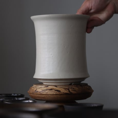 Atsushi Funakushi / white flake / humanity pot     no.512-50