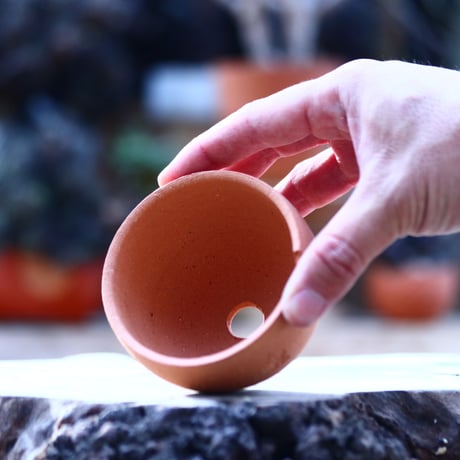 N/OH   コロ鉢  / XS / Persimmon   no.1121/4