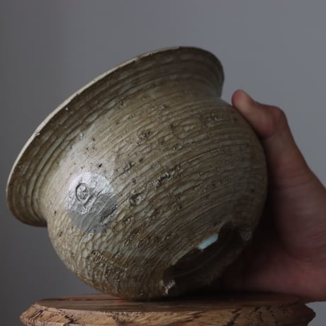 N/OH / コロ鉢 / Ocher + Moon / S   no.728-55