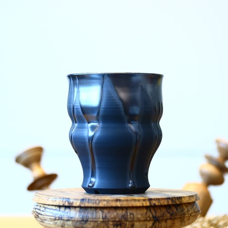 Yuta Uchida〝black glaze″ / humanity pot    no514-U22