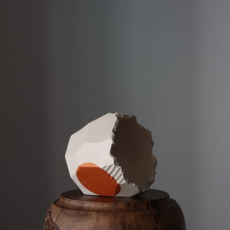 N/OH / 澪標 / matt white ＋Moon / SS  no.202-47