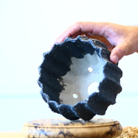 soso/礎礎 / Bowl / Black Reef / L     no.1001-78