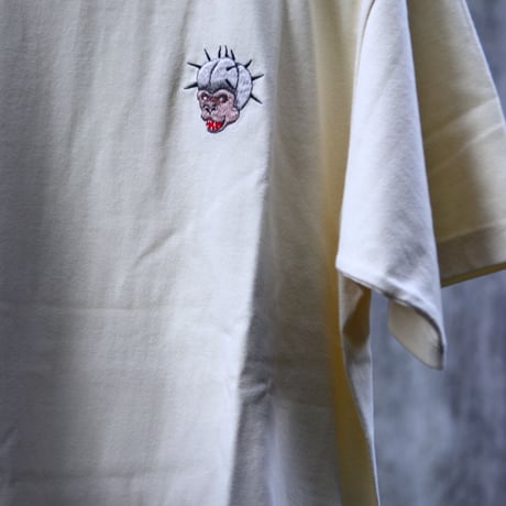 humanity×MENOSYAMA 【poorpatch T-shirt】 COPIAPE(アイボリー) 予約販売