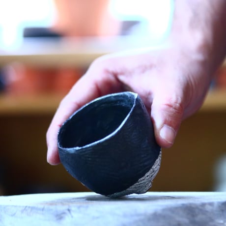 joint pot   安西桂   ×   安西岳郎   親子鉢〝土の子″ S   no.1018-22
