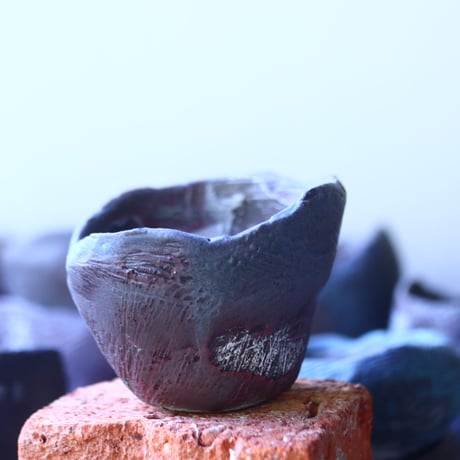 joint pot   安西桂   ×   安西岳郎   親子鉢〝土の子″ 　  no.50305
