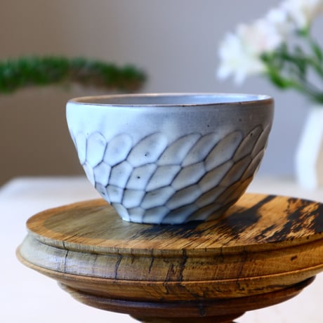 N/OH【食器】茶碗 / White on Black / S    no.611/22