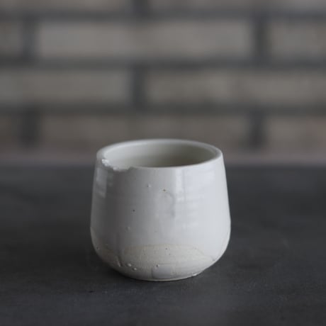 N/OH / コロ鉢-Strokes / White × White / XS (2.5号)   no.503-337
