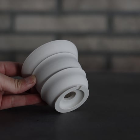 takero pot / 白 (3号)  no.201-70