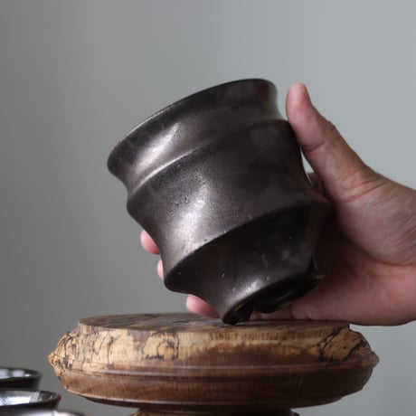 Atsushi Funakushi / black iron / humanity pot     no.512-42