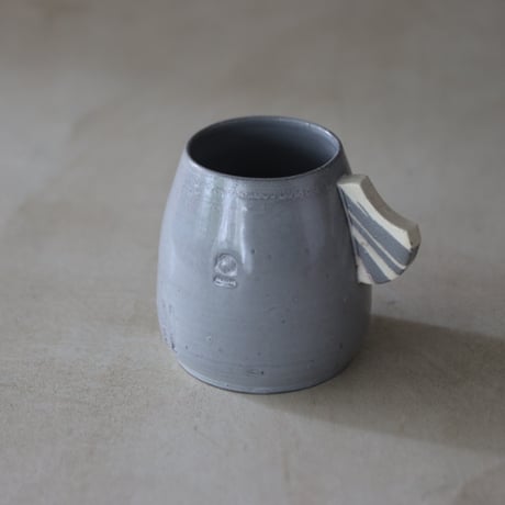 N/OH【食器】はみ出しmoon Mug Cup / MARBLE NOHBLE / 中   no.1101-9