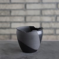 N/OH / コロ鉢-Tear Drop (ダブル) / rich black × Black / S (4.5号)  no.426-92