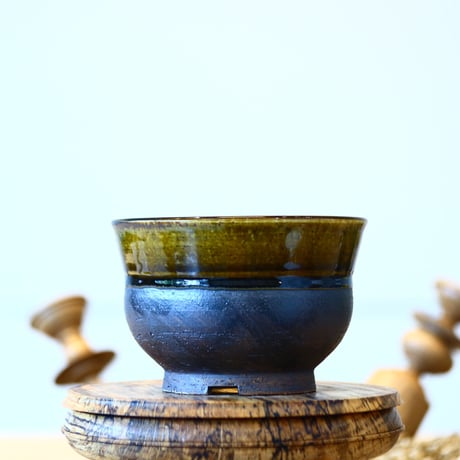 Masato Akutsu〝brown glaze″ / humanity pot    no514-Am16