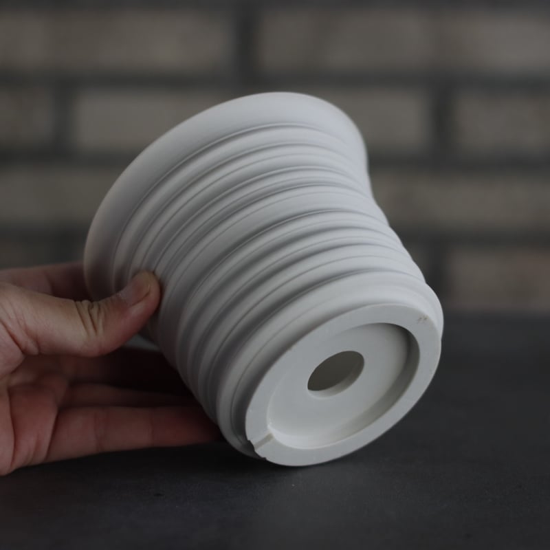 takero pot / 白 (4号) no.201-23 | 芽の巣山