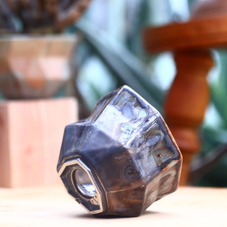 P&A ceramic ware / polygon pot 　no.612-P04