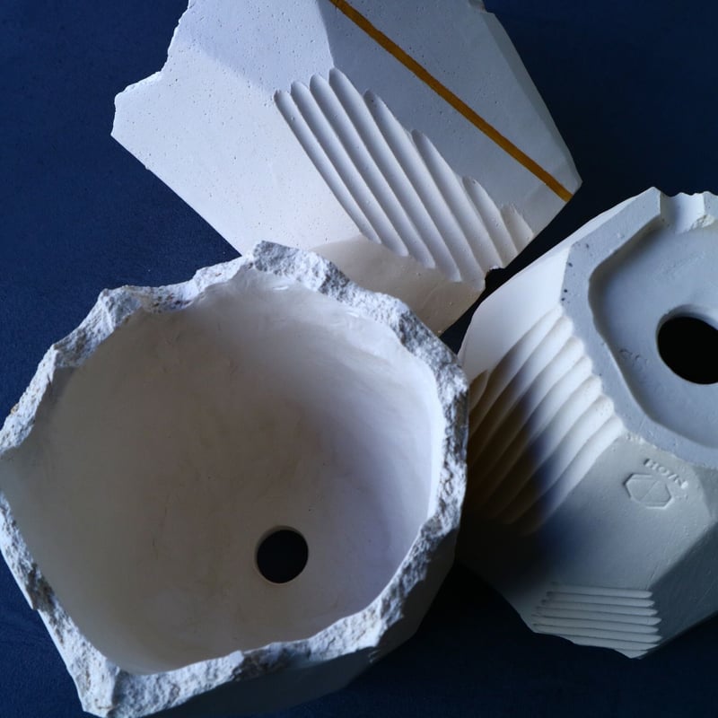 N/OH 澪標 〝白亜色〟+金ライン SS no.002 | 芽の巣山