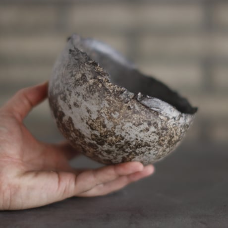 TAKERO POT / Chigiri / Shirosabi / L (5号) no.928-2