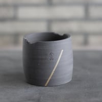 N/OH / コロ鉢 / rich black + Line / SS (3号)   no.503-379