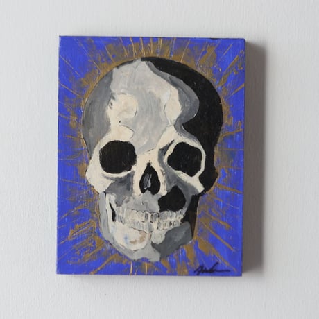 Andrew  Gemrich〝calavera″ アクリル絵画／humanity pot  no.1002C