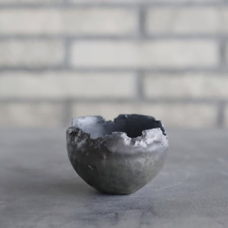 TAKERO POT / Chigiri / 炭化焼成 / S (3号)  no.308/17