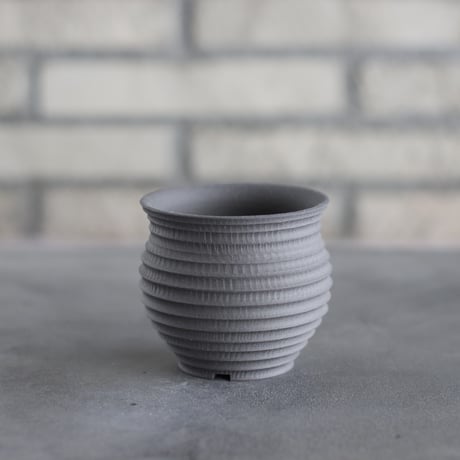 takero pot / ヤキシメ クロ (2.5号)   no.208-56
