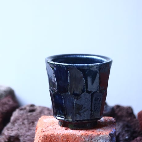 Tadao  Akutsu 〝瑠璃油″   /   humanity pot       no.51015