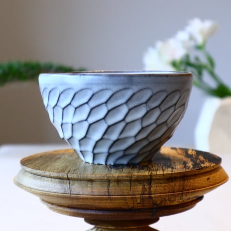 N/OH【食器】茶碗 / White on Black / M    no.611/26