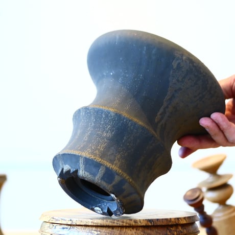 Atsushi Funakushi〝ashman″ / humanity pot    no521-F9