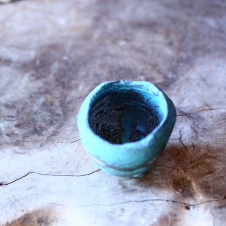 joint pot   安西桂   ×   安西岳郎   親子鉢〝土の子″ デン  SS  no.112960