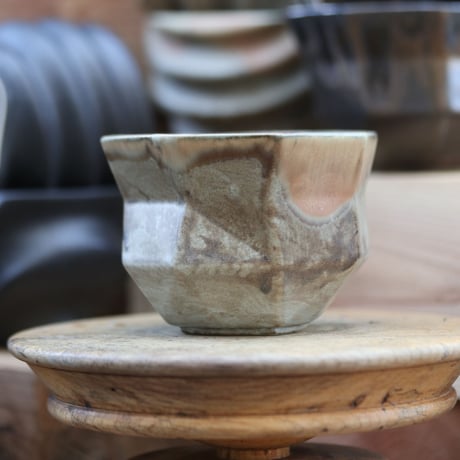 P&A ceramic ware / polygon pot    no.814-P1