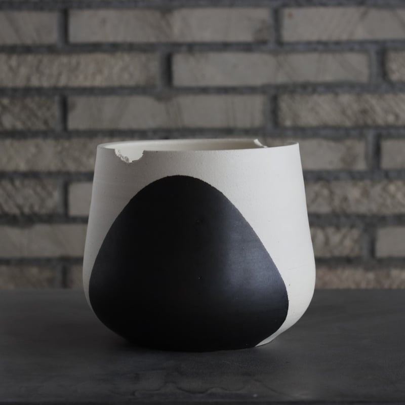 N/OH / コロ鉢 / Tear drop / W.B / L (5号) no.215-2