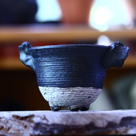 joint pot   安西桂   ×   安西岳郎   親子鉢〝土の子″ M ミミツキ  no.82377