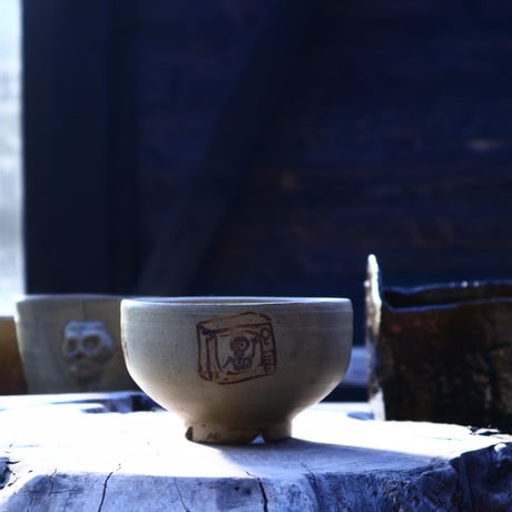 Andrew  Gemrich  〝calavera″   /   humanity pot     no.11734