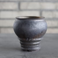 takero pot / mushikui / 炭化焼成 (3.5号)  no.531-86