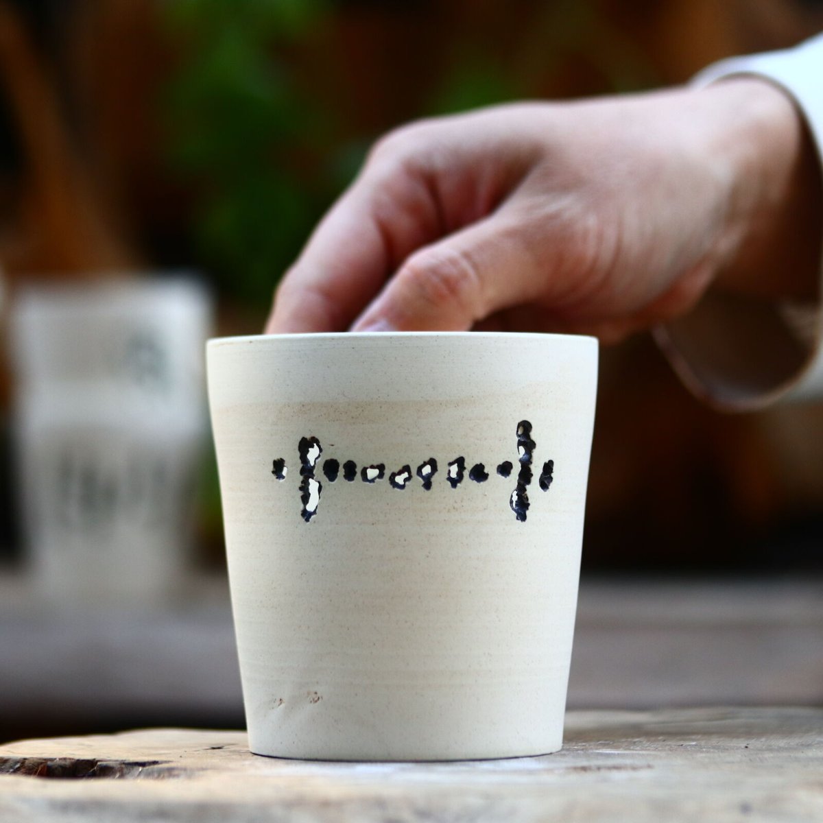 たけろうポット/ハク/ムシクイ/シリンダーL no.219-127 | 芽の巣山