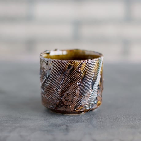 Masato Akutsu / brown glaze / humanity pot (2.5号)  no.824-37