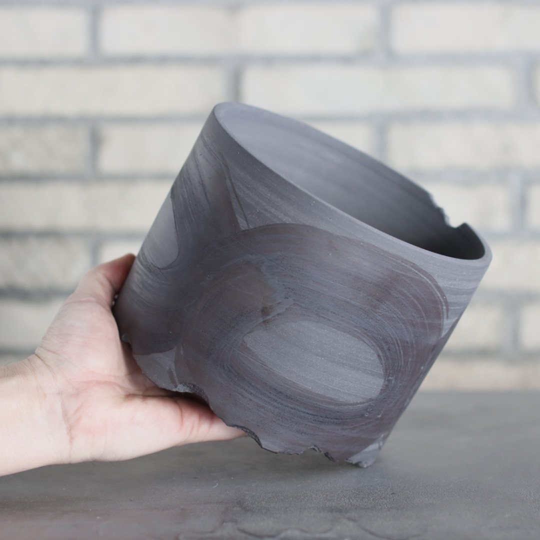 N/OH / コロ鉢 / Strokes / B.B. / L (5.5号) no.222-